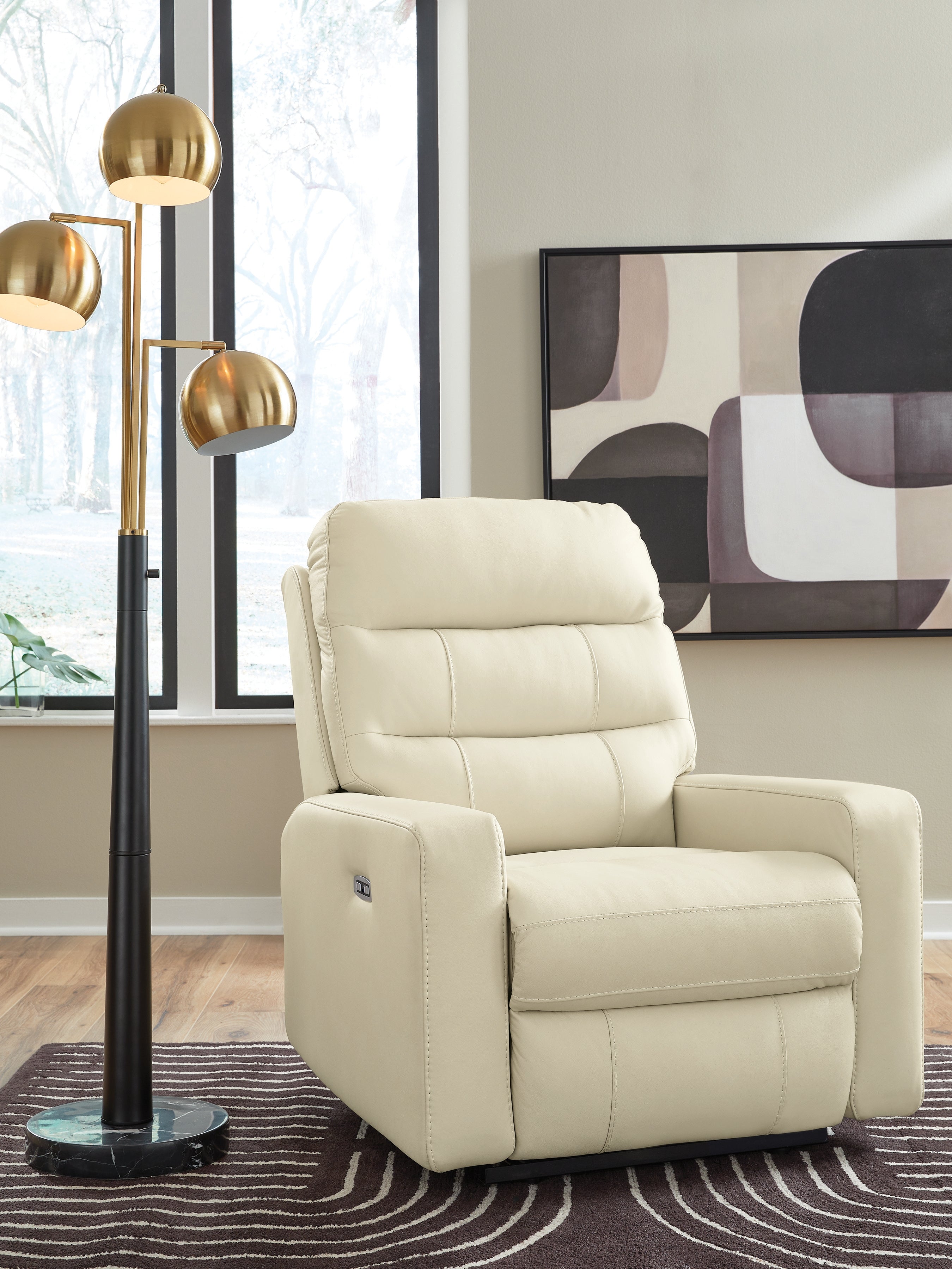 Pennacle Pier Canvas Power Recliner - PCU1350213
