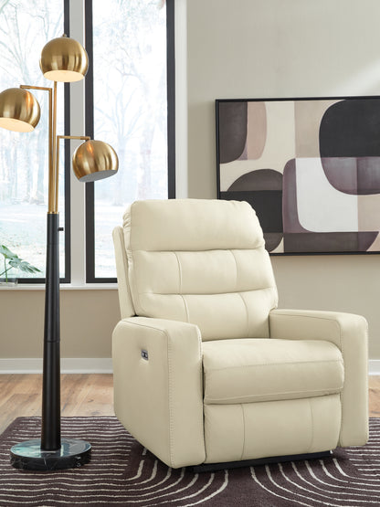 Pennacle Pier Canvas Power Recliner - PCU1350213
