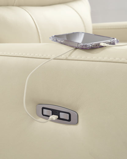 Pennacle Pier Canvas Power Recliner - PCU1350213