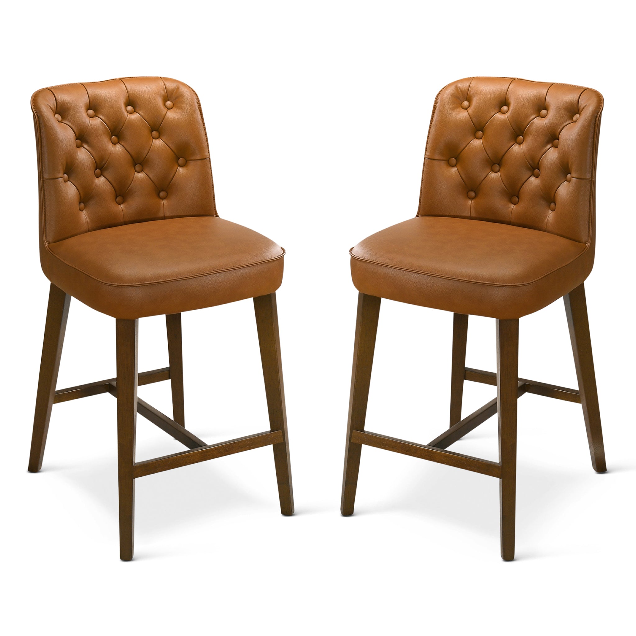 Peoria Elegant Mid-Century Modern Counter Stool for Kitchen Island - STL00401501