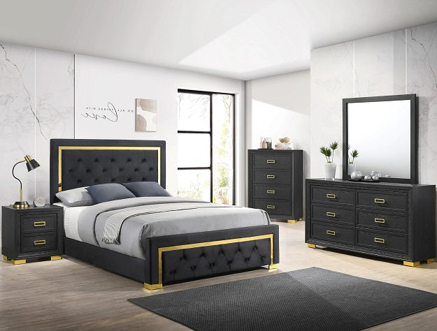 Pepe Black King Headboard/Footboard - B9290-K-HBFB