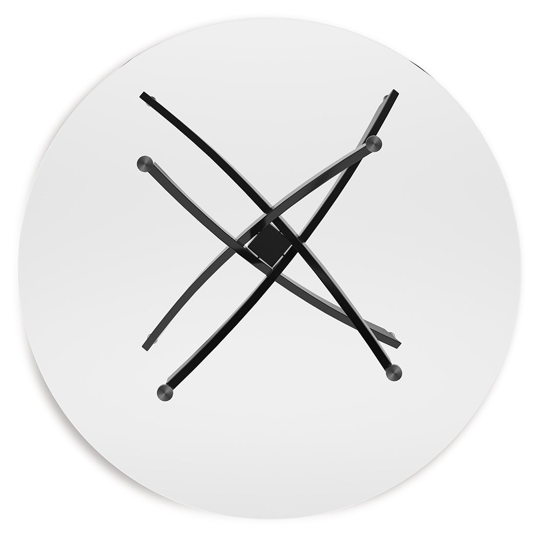 Pharwynn Black Dining Table - D446-15