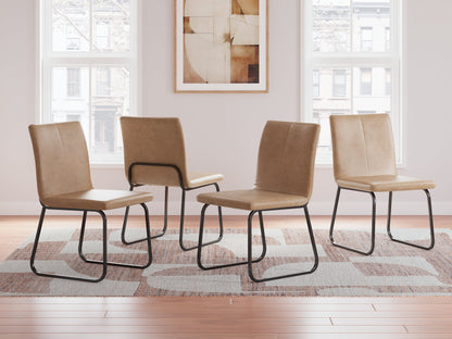 Pharwynn Dining Table and 4 Chairs in Black from Ashley - Luna Furniture