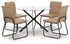 Pharwynn Dining Table and 4 Chairs in Black from Ashley - Luna Furniture