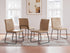 Pharwynn Toast Dining Chair, Set of 4 - D446-02