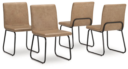 Pharwynn Toast Dining Chair, Set of 4 - D446-02