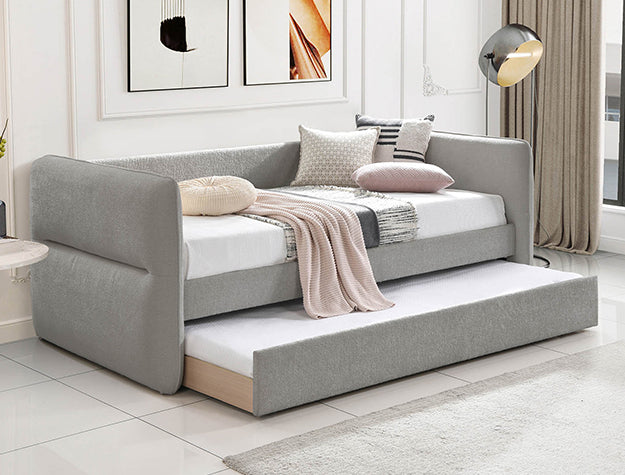 Philipa Daybed Arm- L.Grey Tweed - 5324LG-ARM