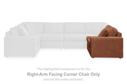 Pillar Peak Spice Right-Arm Facing Corner Chair - 9210265 - Bien Home Furniture &amp; Electronics