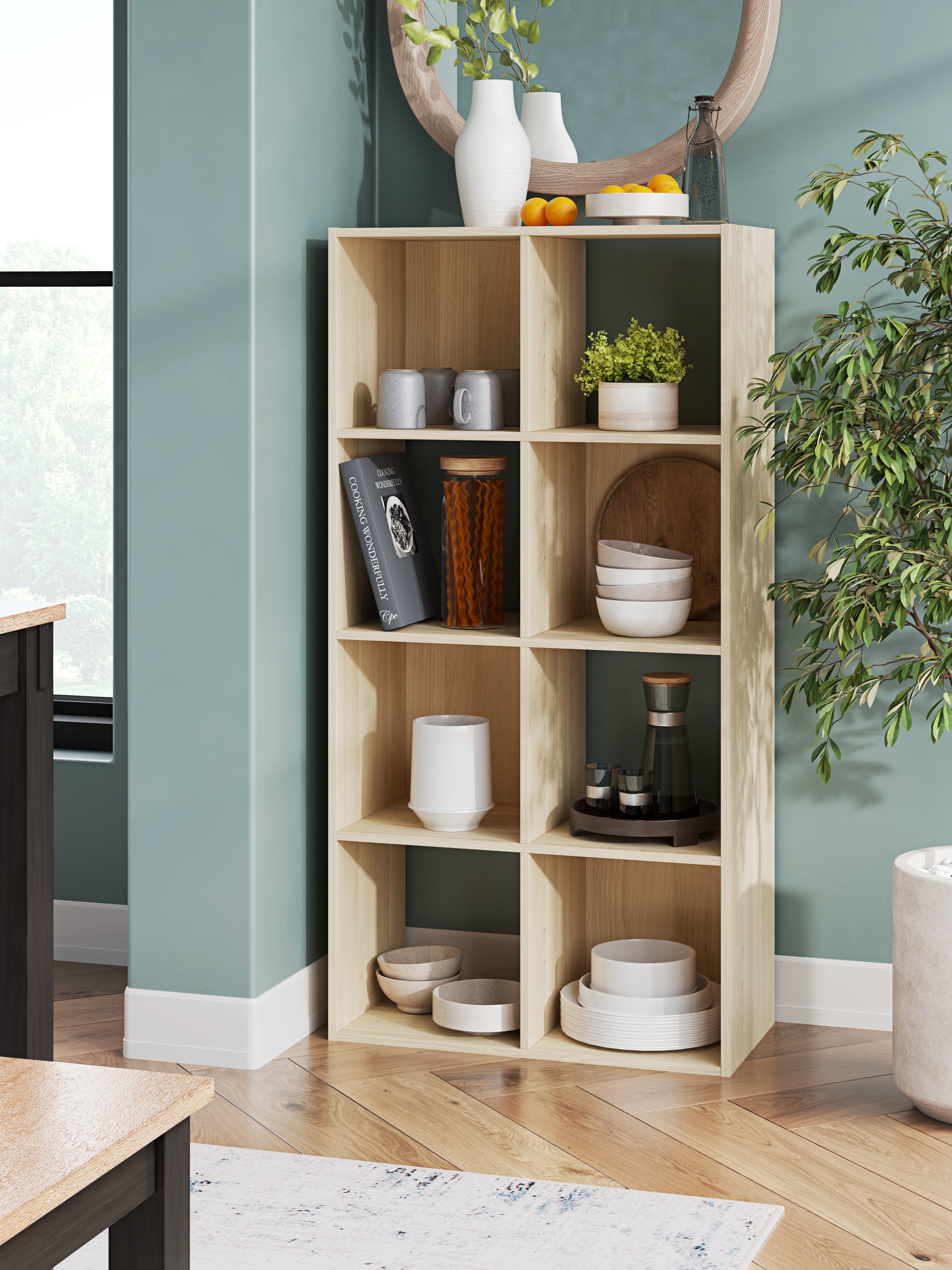 Piperton Tan Eight Cube Organizer - EA2444-4X2