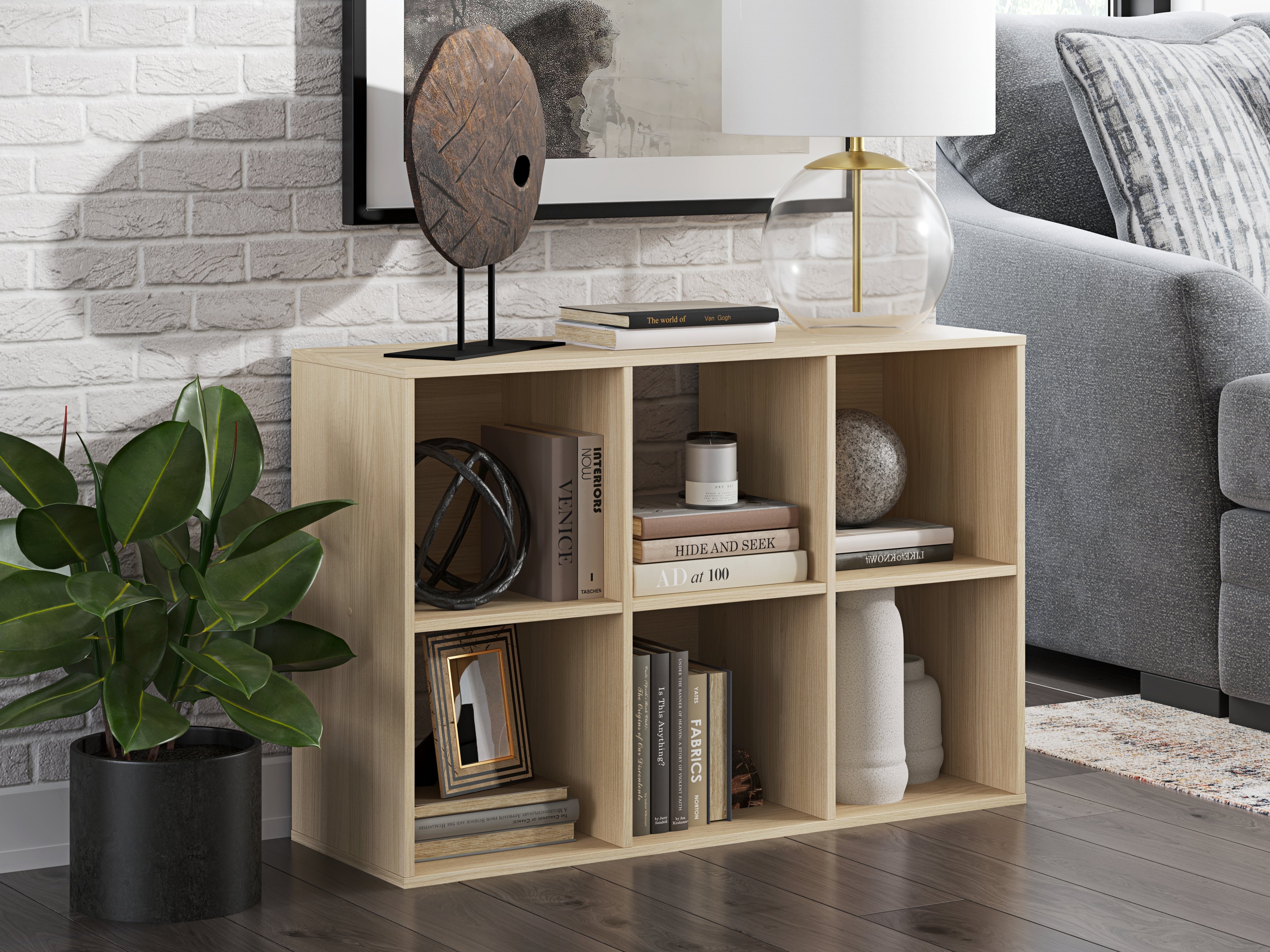 Piperton Tan Six Cube Organizer - EA2444-3X2