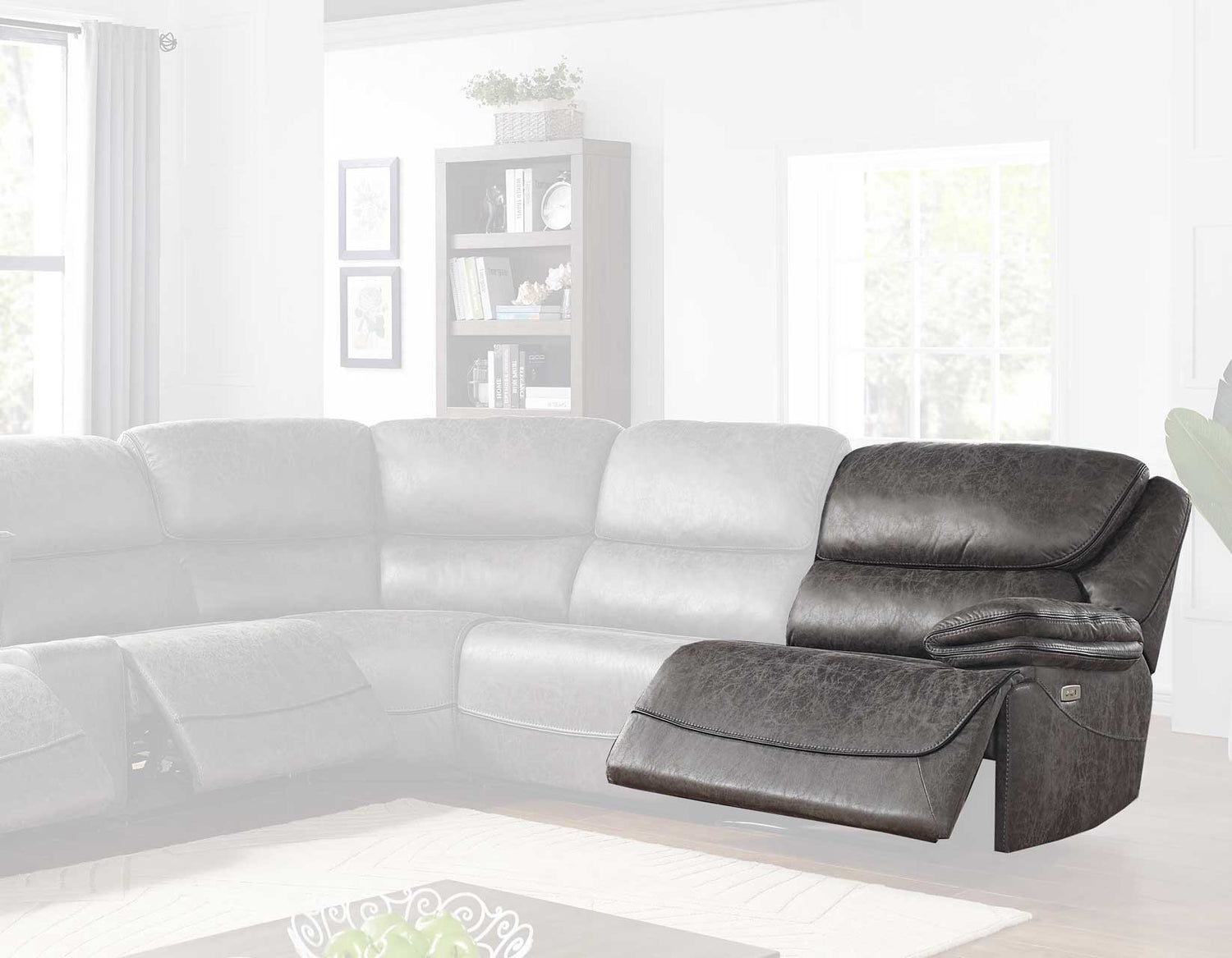 Plaza Sectional RA Pwr Recliner