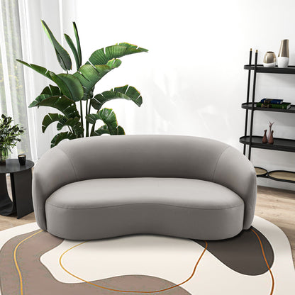 Porter Grey PU Leather Sofa - SOF03107101
