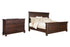 Porter King Panel Bed with Dresser in Rustic Brown - PKG006221