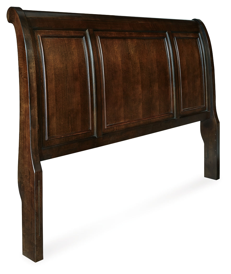 Porter Rustic Brown King/California King Sleigh Headboard - B697-178