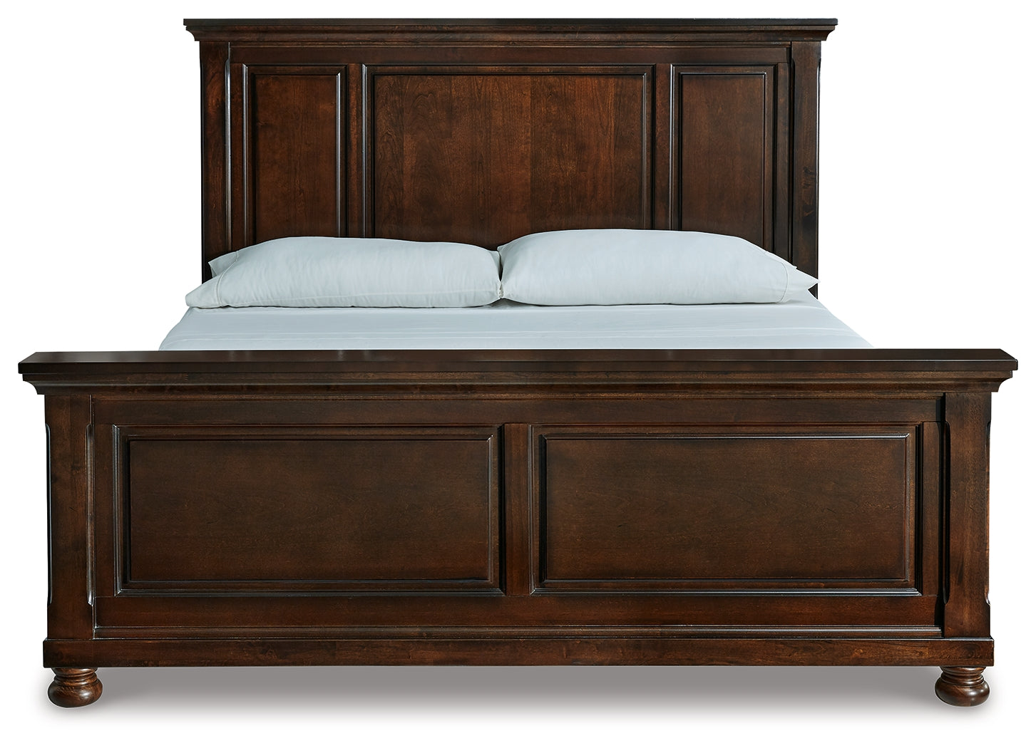 Porter Rustic Brown King Panel Bed, Chest and 2 Nightstands - B697B31