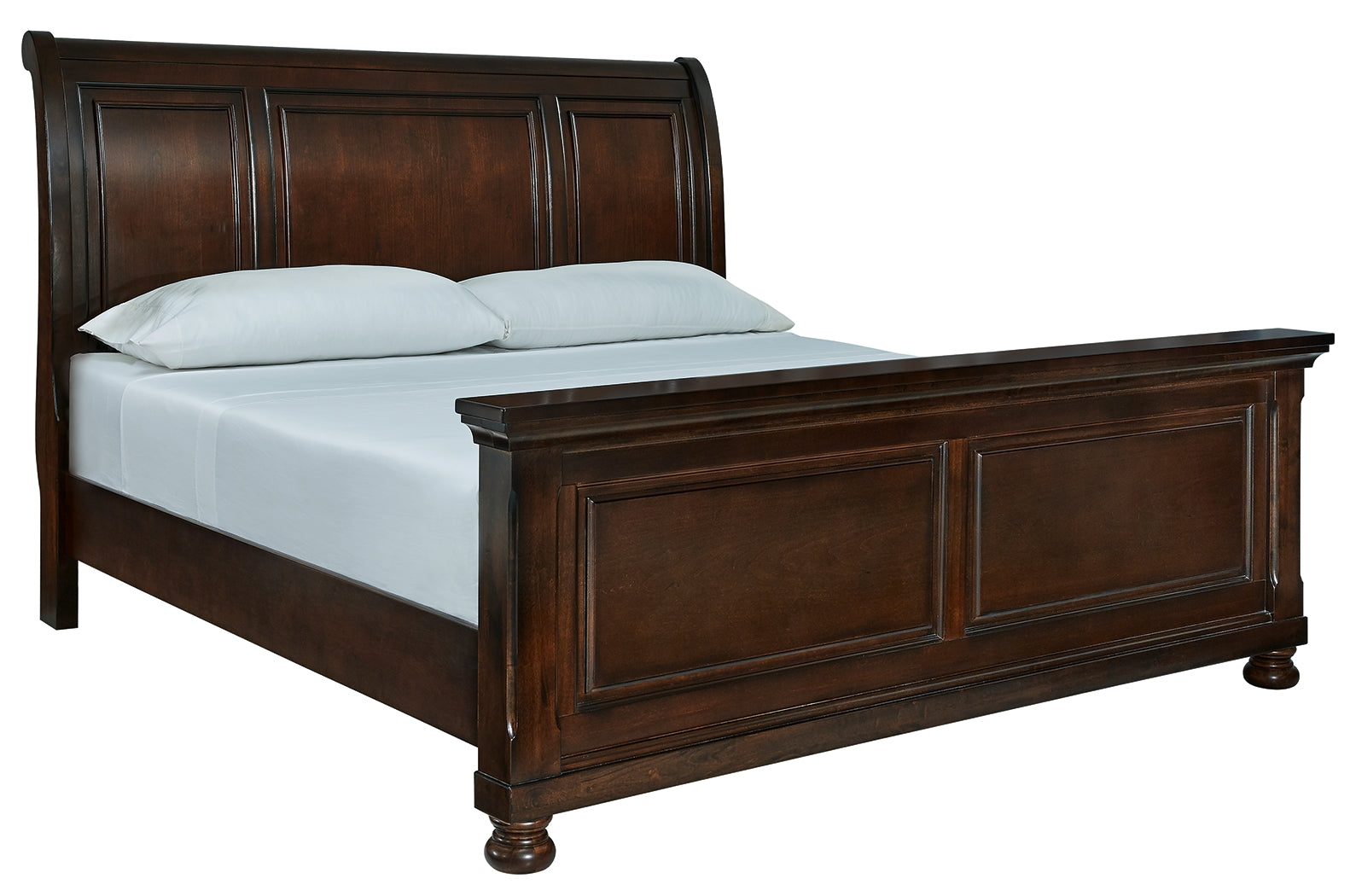 Porter Rustic Brown King Sleigh Bed - B697B49