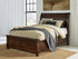 Porter Rustic Brown Queen Sleigh Storage Bed - B697B43