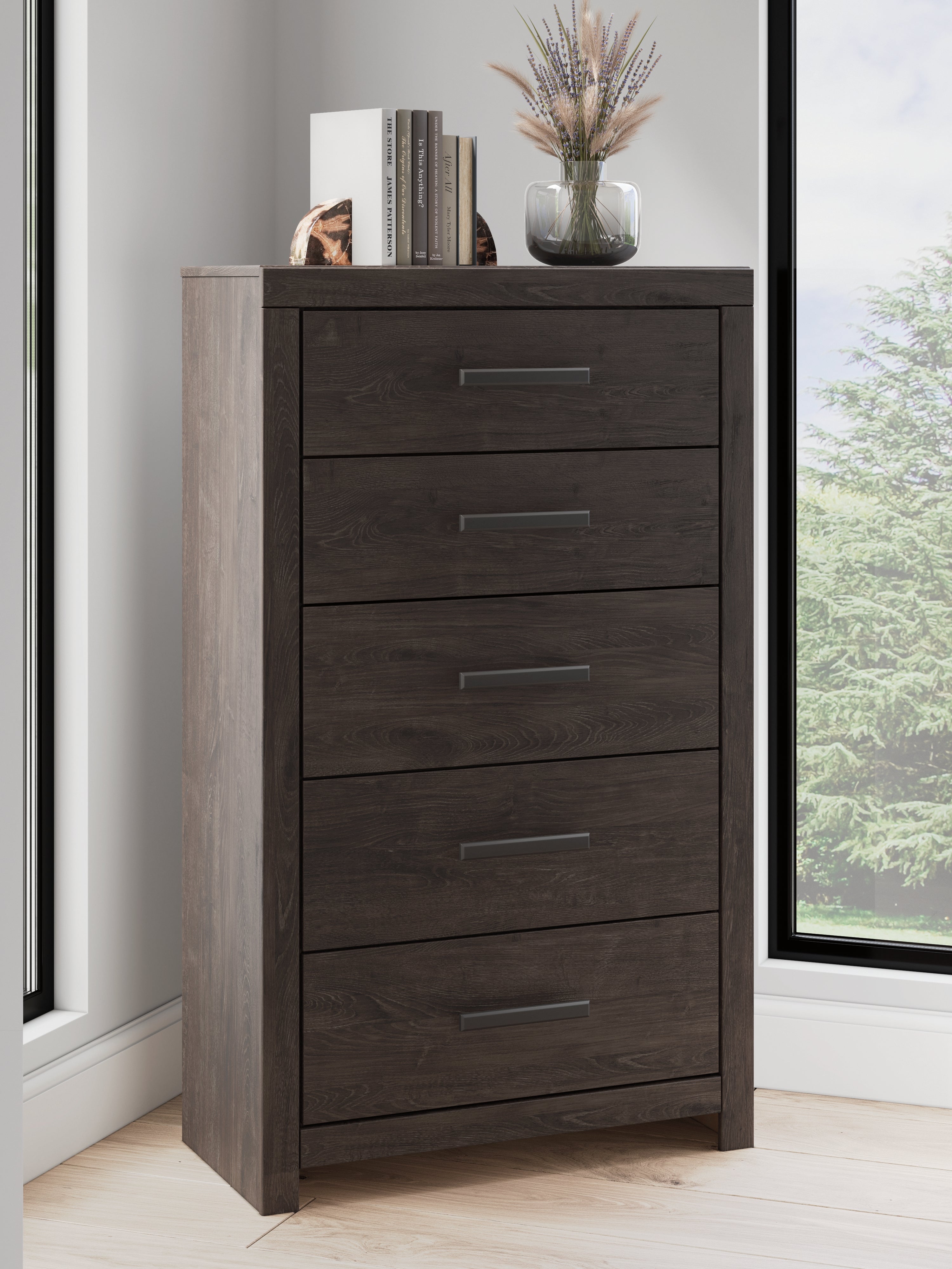 Prendonea Charcoal Chest of Drawers - B3789-46