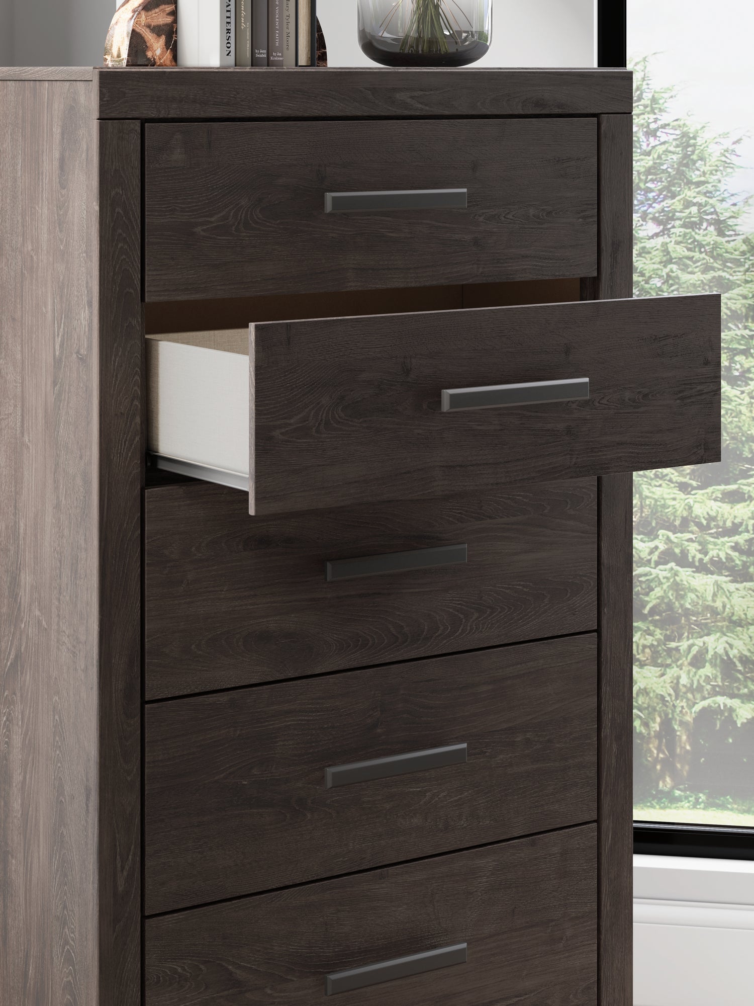 Prendonea Charcoal Chest of Drawers - B3789-46