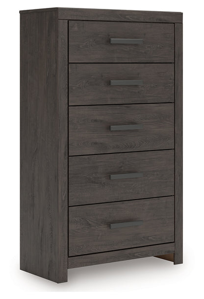Prendonea Charcoal Chest of Drawers - B3789-46