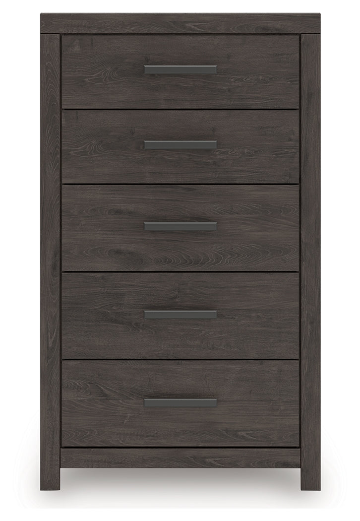 Prendonea Charcoal Chest of Drawers - B3789-46