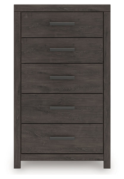 Prendonea Charcoal Chest of Drawers - B3789-46