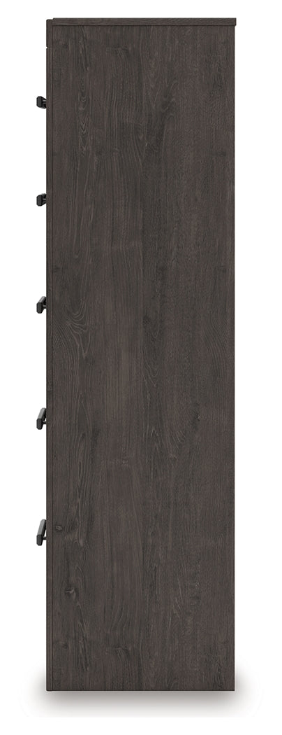 Prendonea Charcoal Chest of Drawers - B3789-46