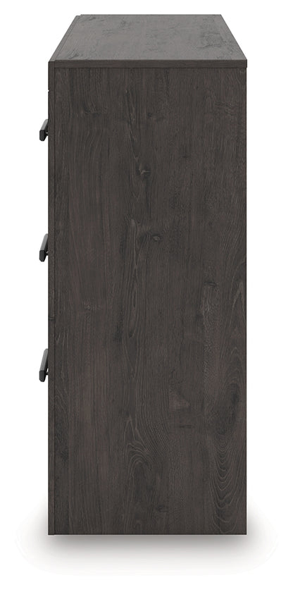 Prendonea Charcoal Dresser - B3789-31