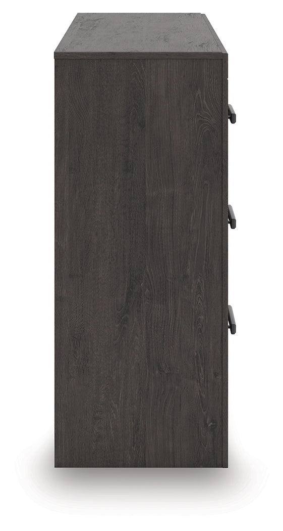 Prendonea Charcoal Dresser - B3789-31