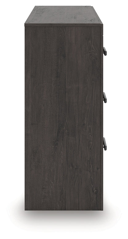 Prendonea Charcoal Dresser - B3789-31