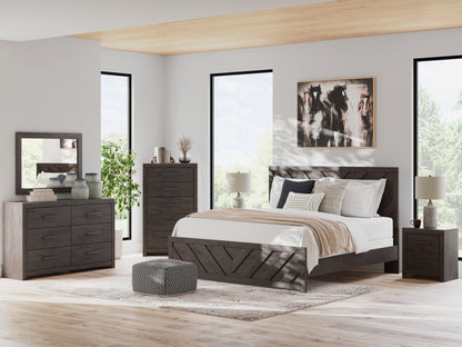 Prendonea Charcoal Dresser - B3789-31