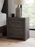 Prendonea Charcoal Nightstand - B3789-92