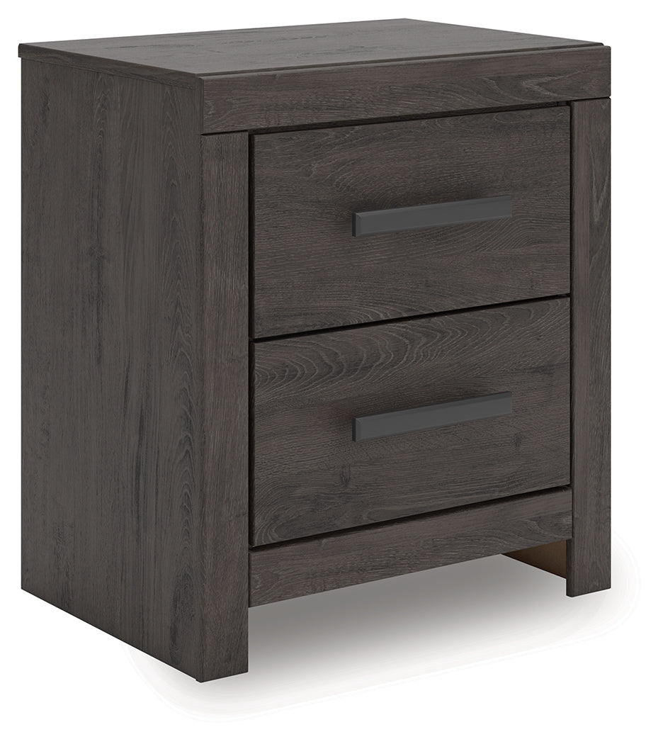 Prendonea Charcoal Nightstand - B3789-92