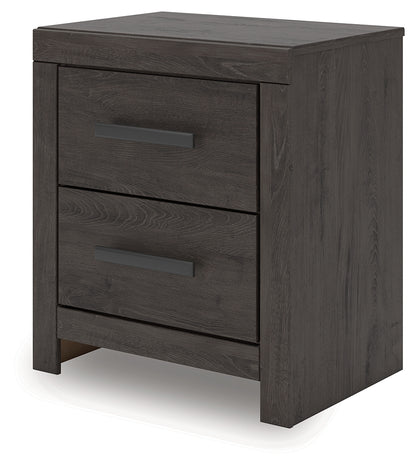 Prendonea Charcoal Nightstand - B3789-92