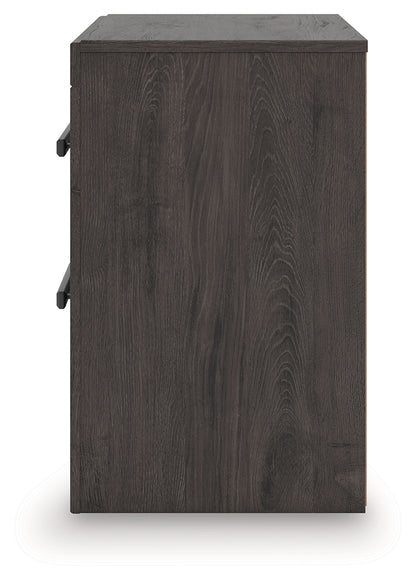 Prendonea Charcoal Nightstand - B3789-92