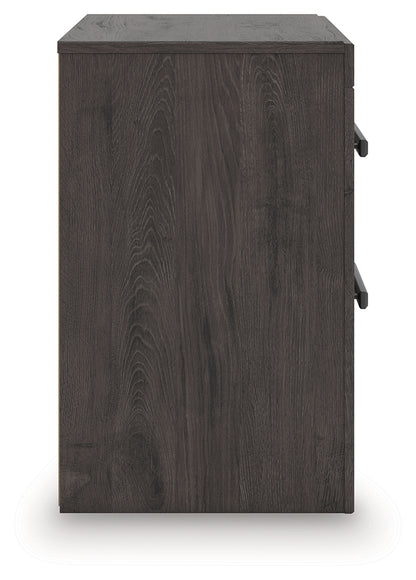 Prendonea Charcoal Nightstand - B3789-92
