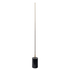 Prism Brassed Gold LED Floor Lamp with On/Off Switch Faux Marble Base - FLL03701401