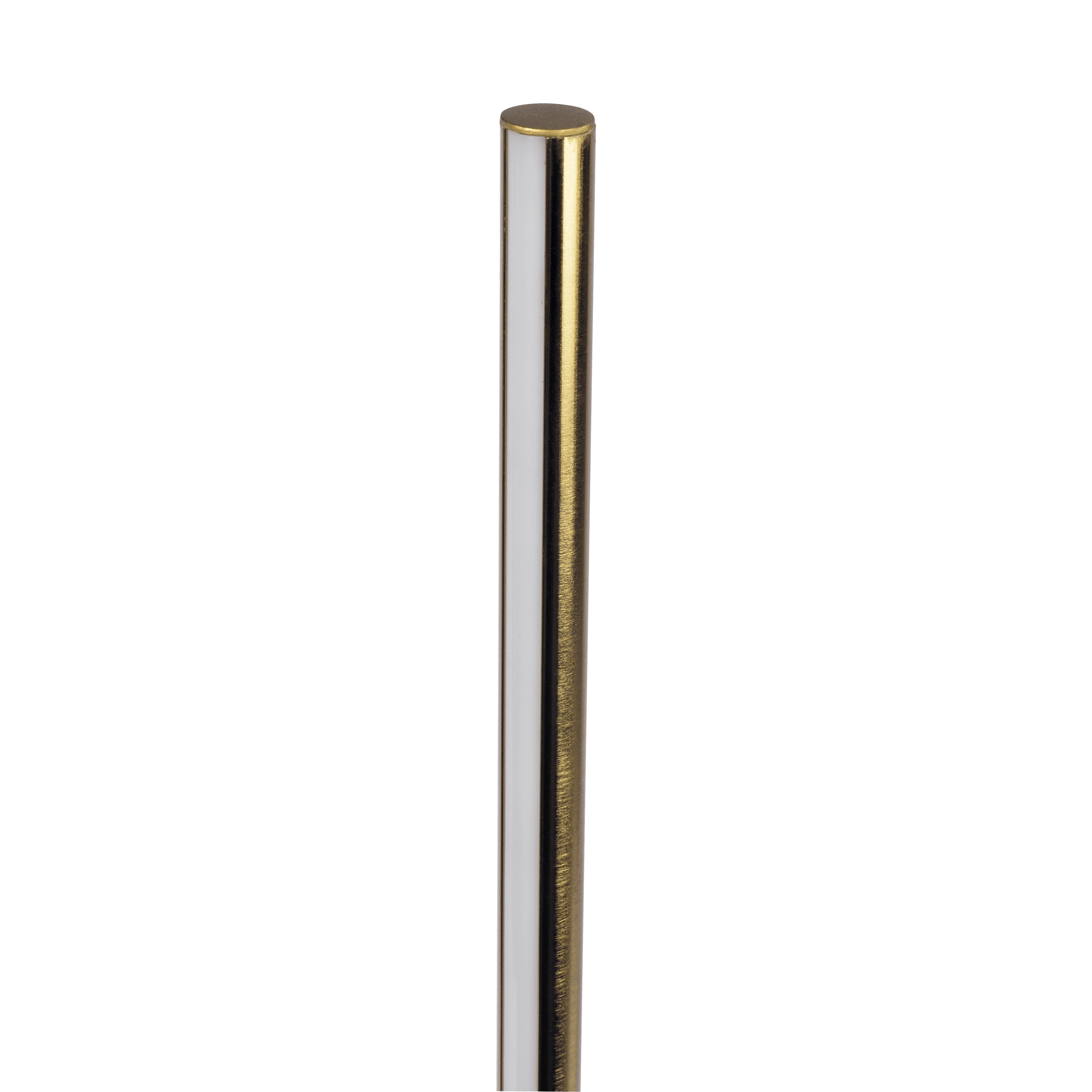 Prism Brassed Gold LED Floor Lamp with On/Off Switch Faux Marble Base - FLL03701401