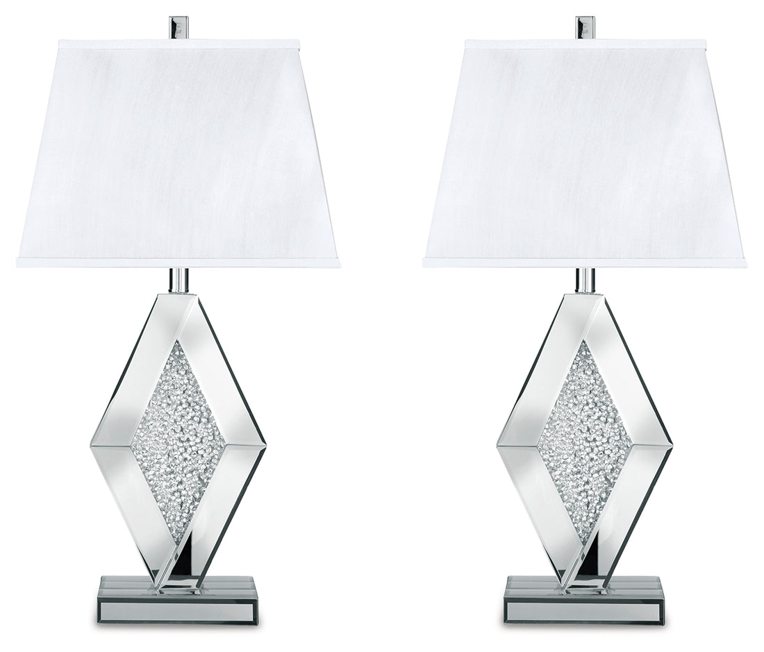 Prunella Silver Finish Table Lamp (Set of 2) - L429034X2