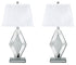 Prunella Silver Finish Table Lamp (Set of 2) - L429034X2
