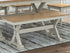 Purlaney Antique White/Natural 48" Dining Bench - PCD627-00