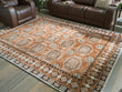 Qaabiz Sienna/Ivory/Black Large Rug - R407521