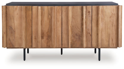 Quintavious Brown/Charcoal Accent Cabinet - A4000685