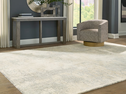 Raif Gray/White/Cream Extra Large Rug - R408080