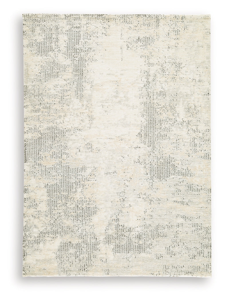 Raif Gray/White/Cream Medium Rug - R408082