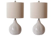 Rainermen 2-Piece Table Lamp Set in Off White - PKG010504