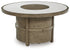Rainier Ranch Beige Fire Pit Table - P701-776