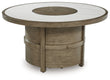 Rainier Ranch Beige Fire Pit Table - P701-776