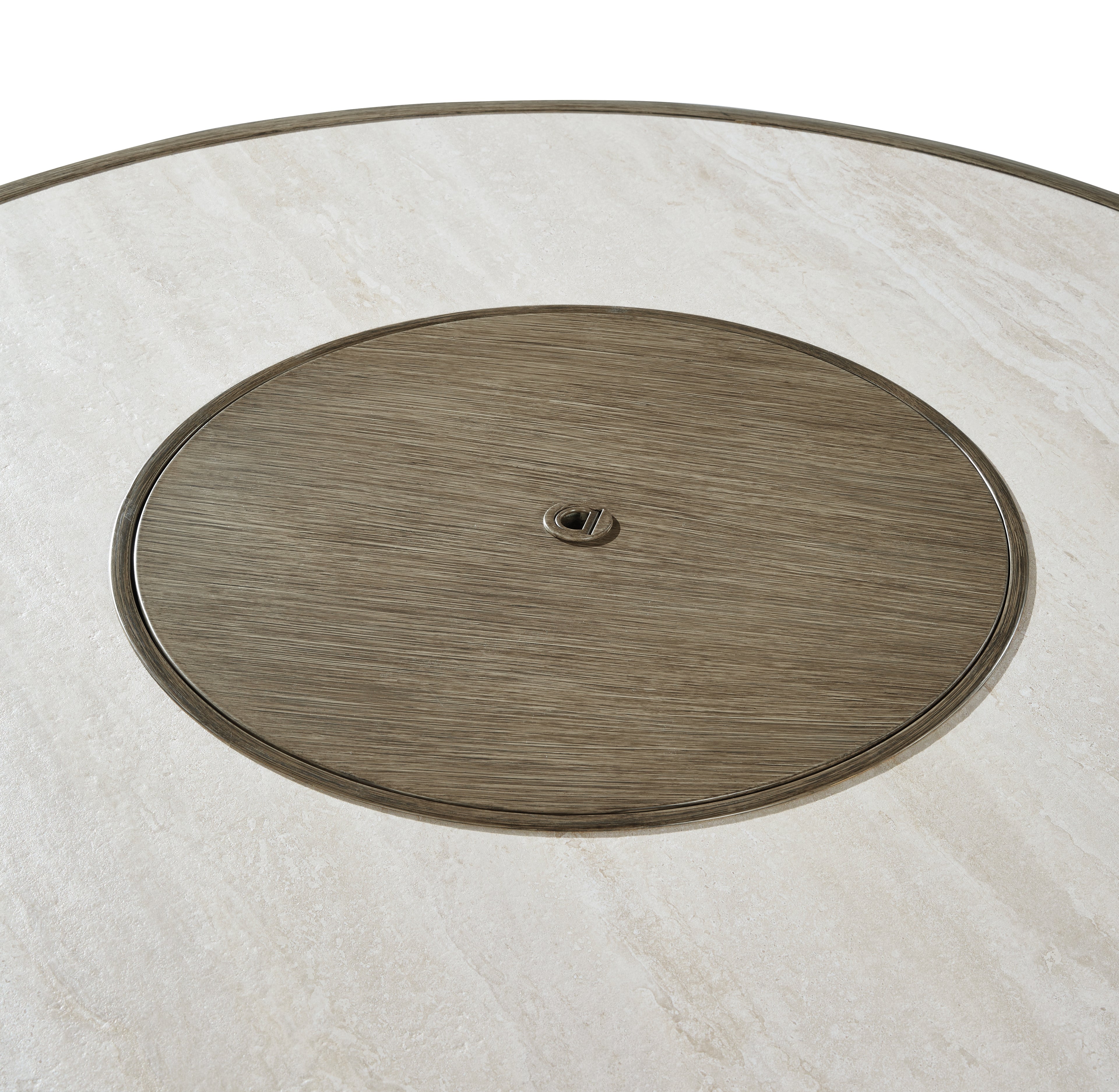 Rainier Ranch Beige Fire Pit Table - P701-776