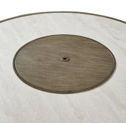 Rainier Ranch Beige Fire Pit Table - P701-776